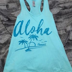 Razor back tank top